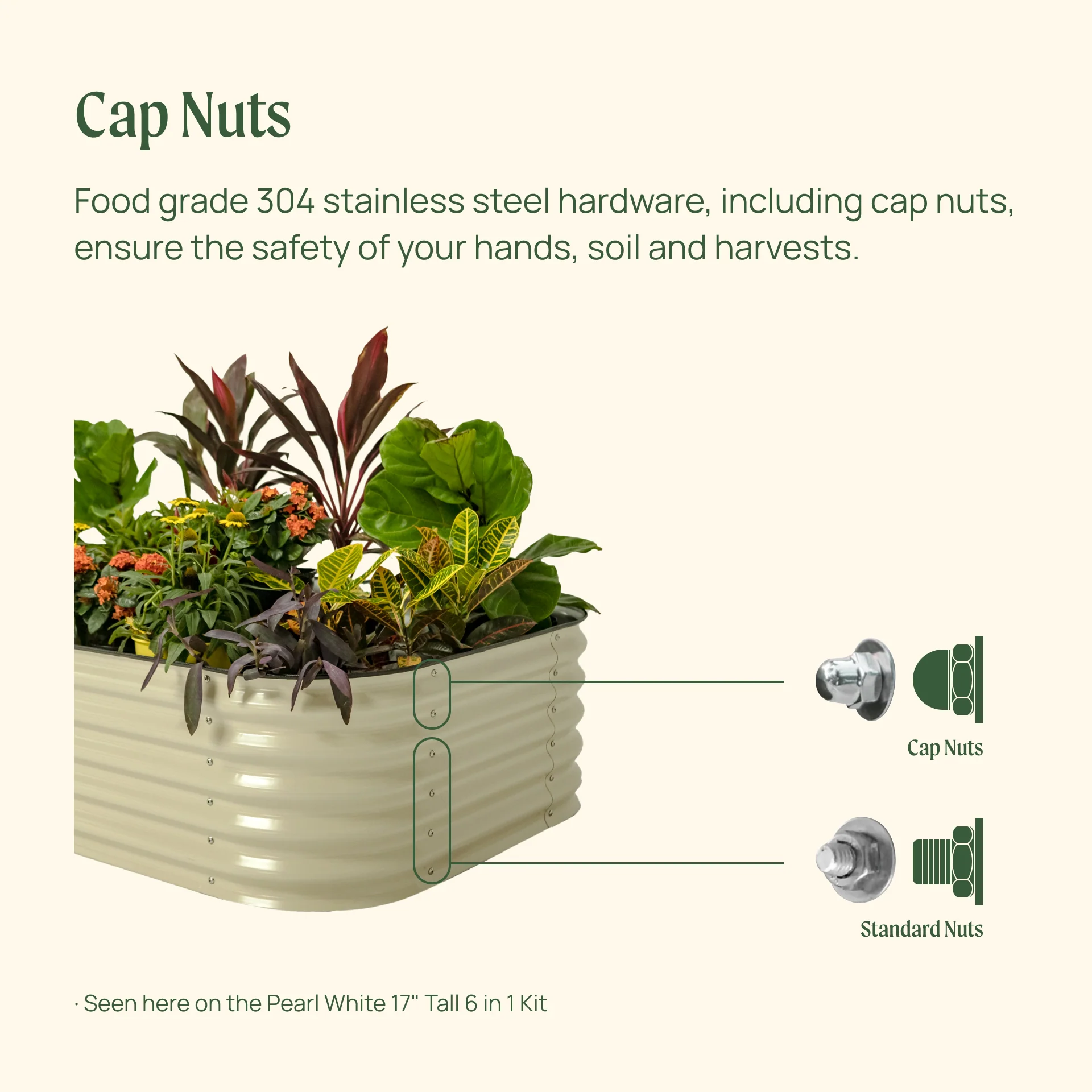 17" Tall L-Shaped Raised Garden Bed Kit - Large Size - Image 11