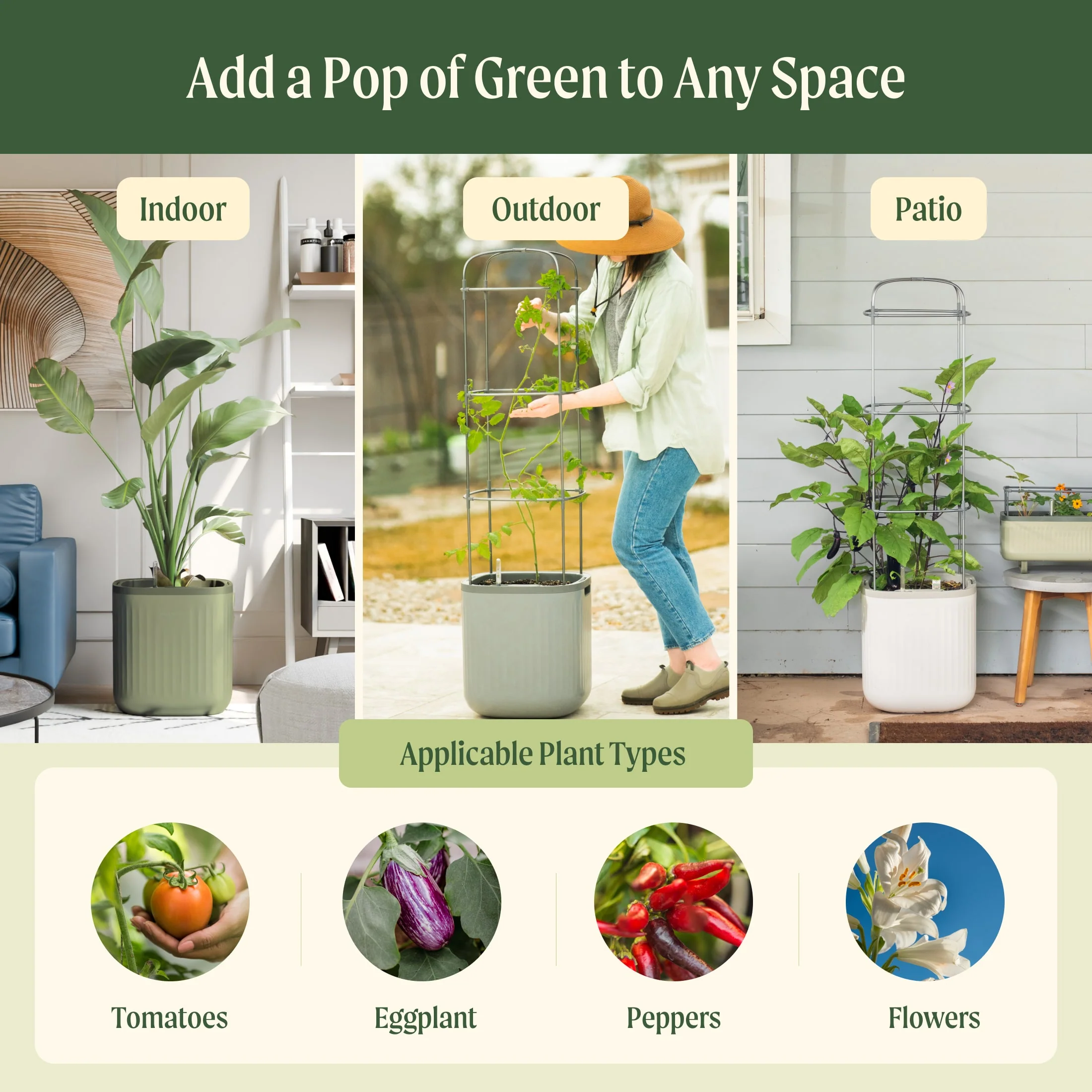 EZ Self-Watering Tomato Planter with Trellis Gen 1 - Image 8