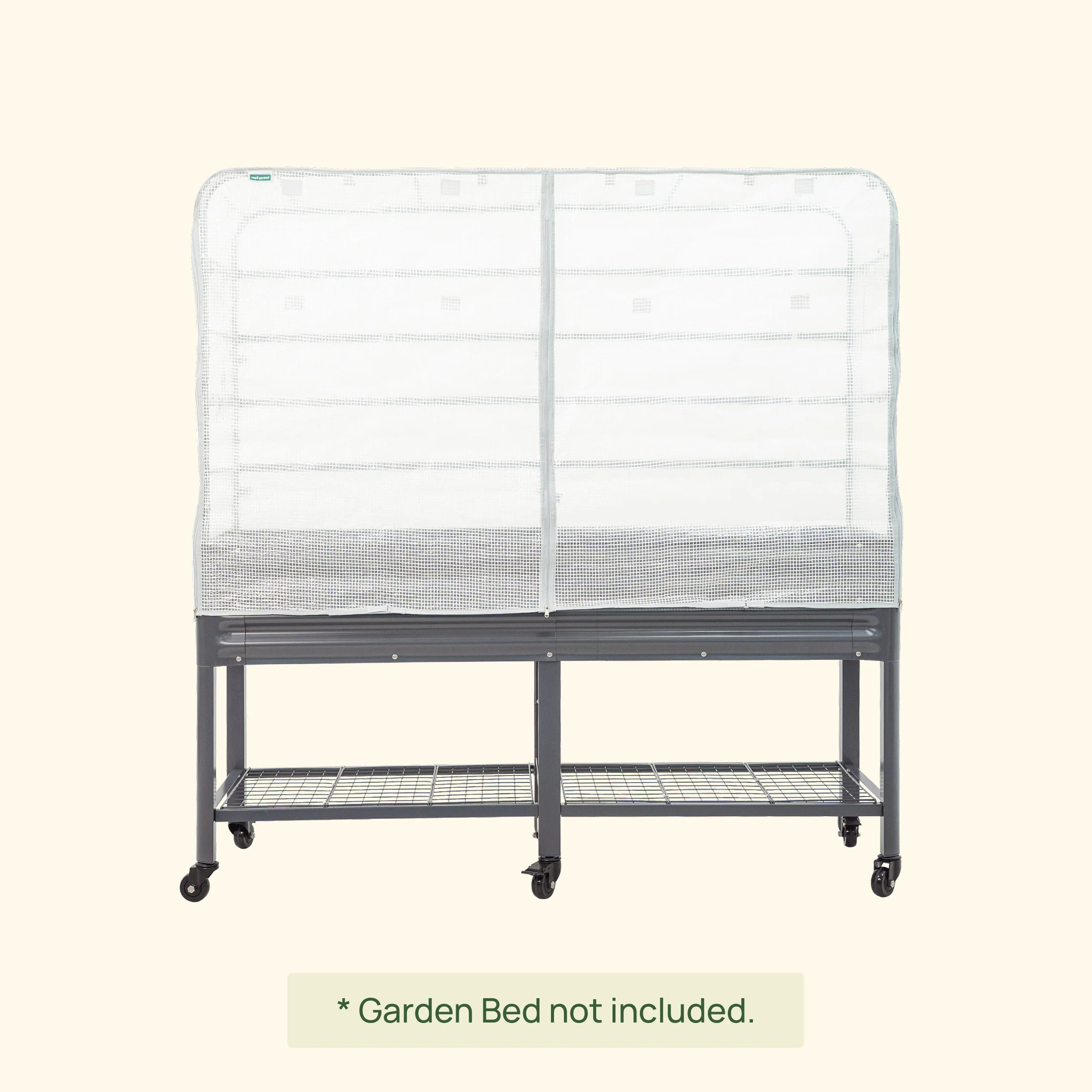 Greenhouse Frost Cover & Trellis System for Elevated Bed - Image 5