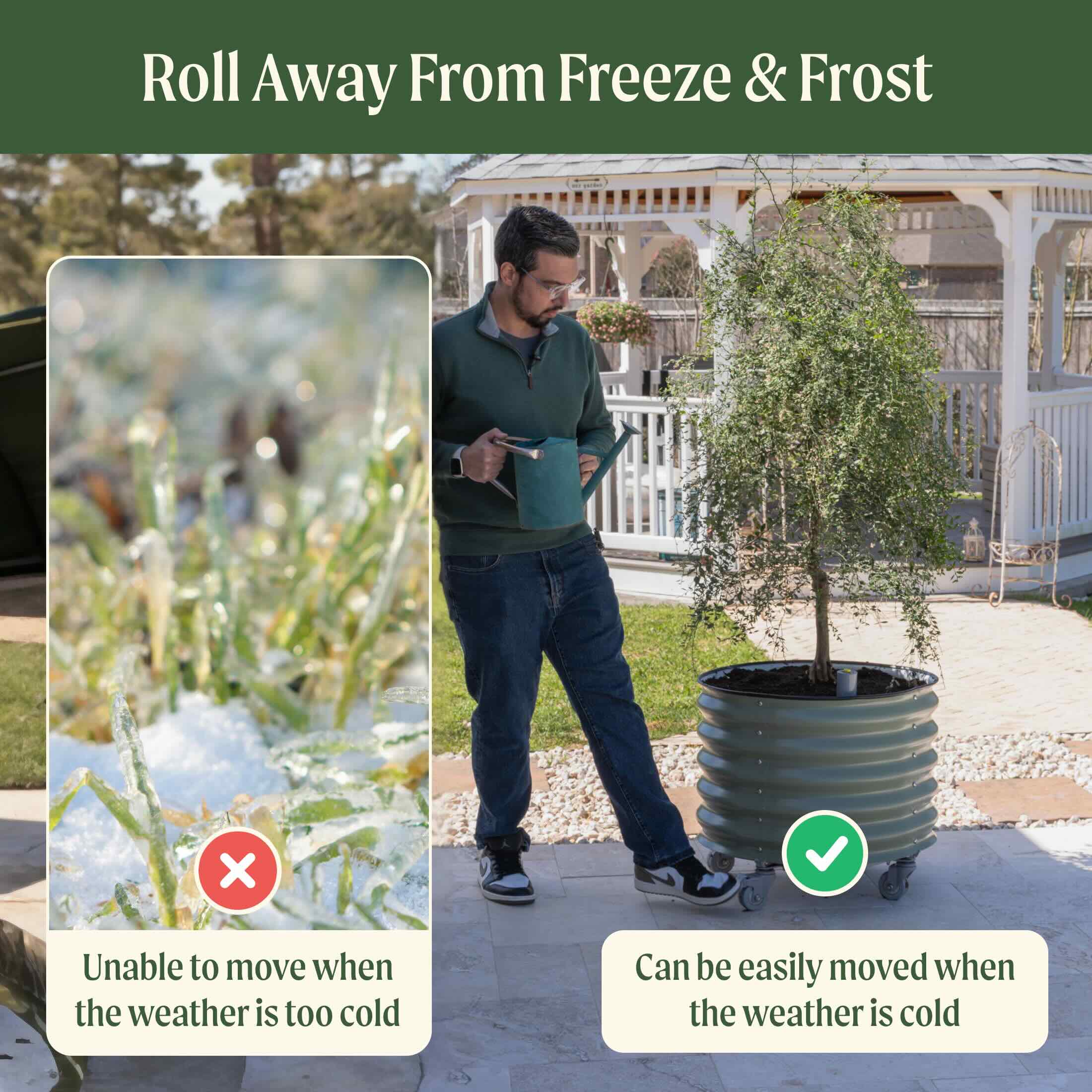Self-Watering Rolling Citrus Tree Planter 30 Gallon - Gen 2 - Image 12